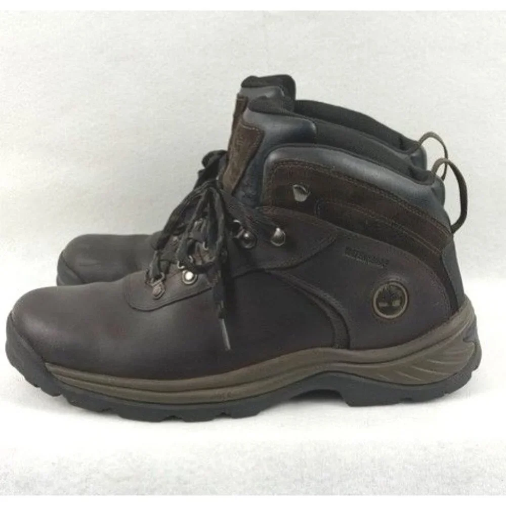 Timberland Men's Waterproof Hiking Boots Brown Leather Size‎ 11.5